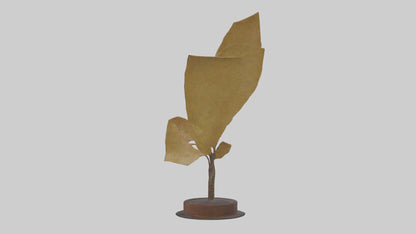 3D model Leaf Vein Sculpture model VR / AR / low-poly