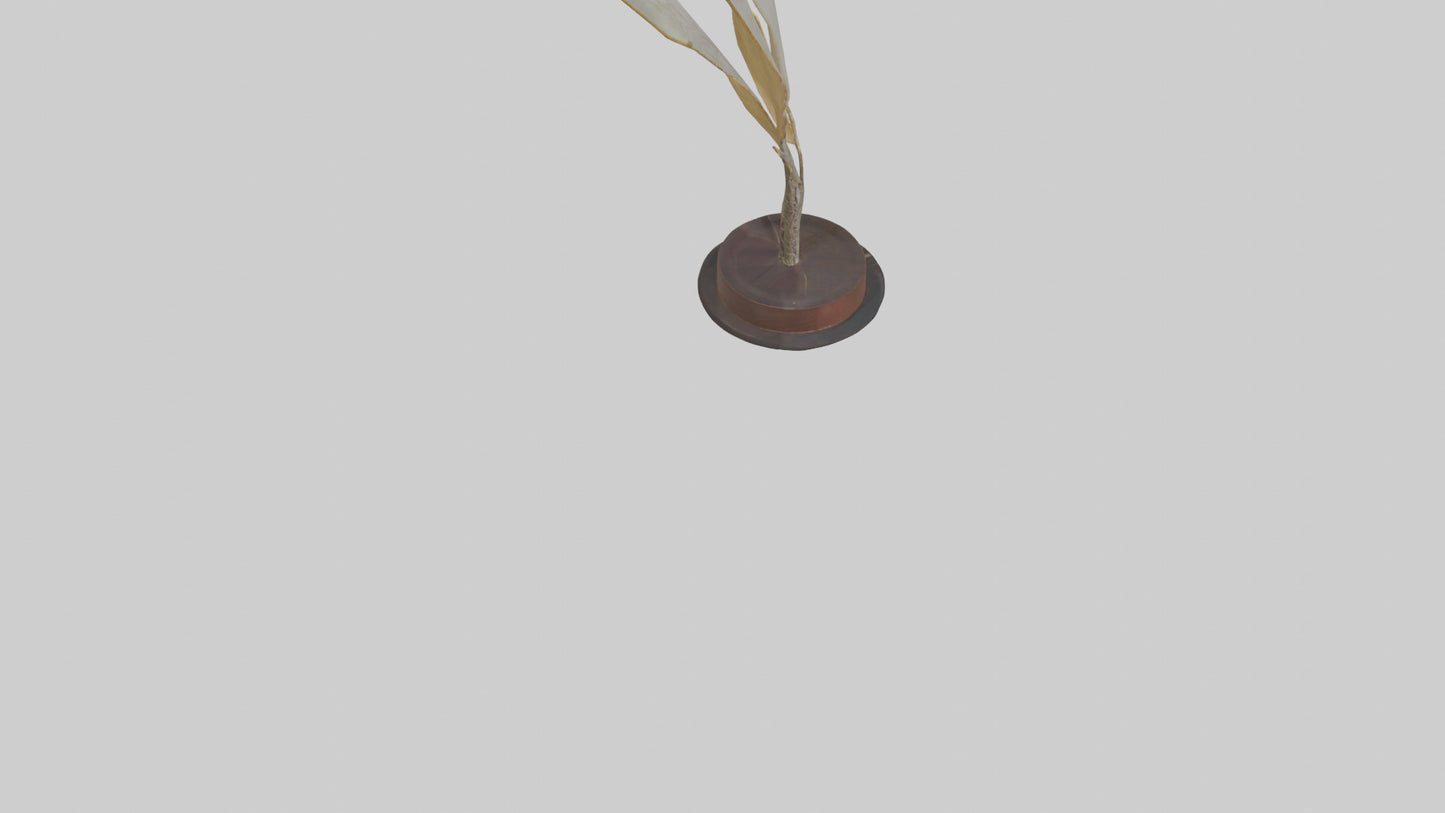 3D model Leaf Vein Sculpture model VR / AR / low-poly