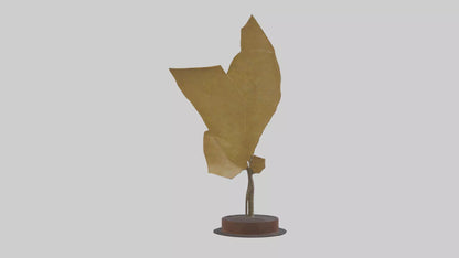 3D model Leaf Vein Sculpture model VR / AR / low-poly