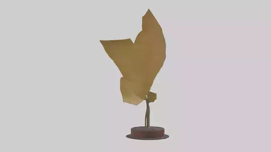 3D model Leaf Vein Sculpture model VR / AR / low-poly