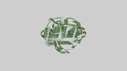 3D model Leafy Tangle sculpture model VR / AR / low-poly