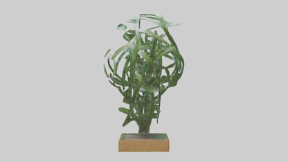 3D model Leafy Tangle sculpture model VR / AR / low-poly