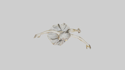 Leaping Dancer statue model VR / AR / low-poly