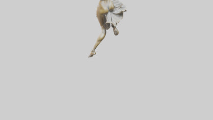 Leaping Dancer statue model VR / AR / low-poly