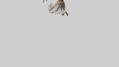 Leaping Dancer statue model VR / AR / low-poly