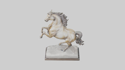 Leaping Horse statue model VR / AR / low-poly
