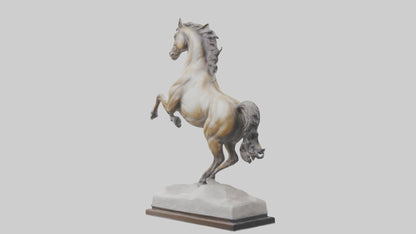 Leaping Horse statue model VR / AR / low-poly