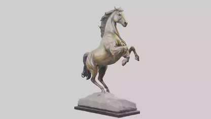Leaping Horse statue model VR / AR / low-poly