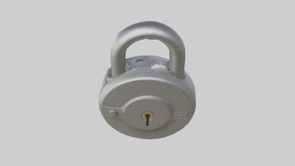 3D model Leather Wall Clock model VR / AR / low-poly