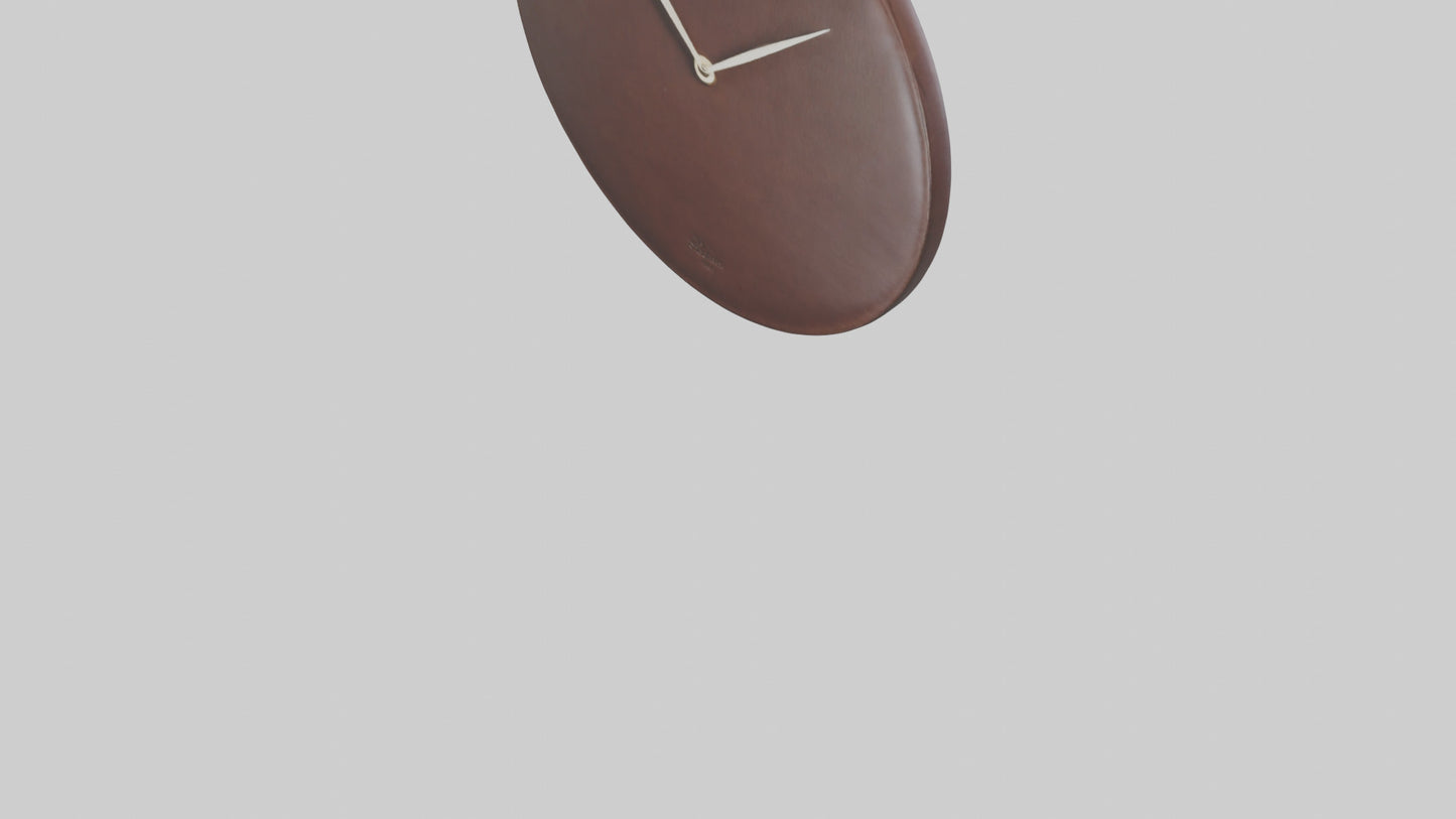 Leather Wall Clock model VR / AR / low-poly