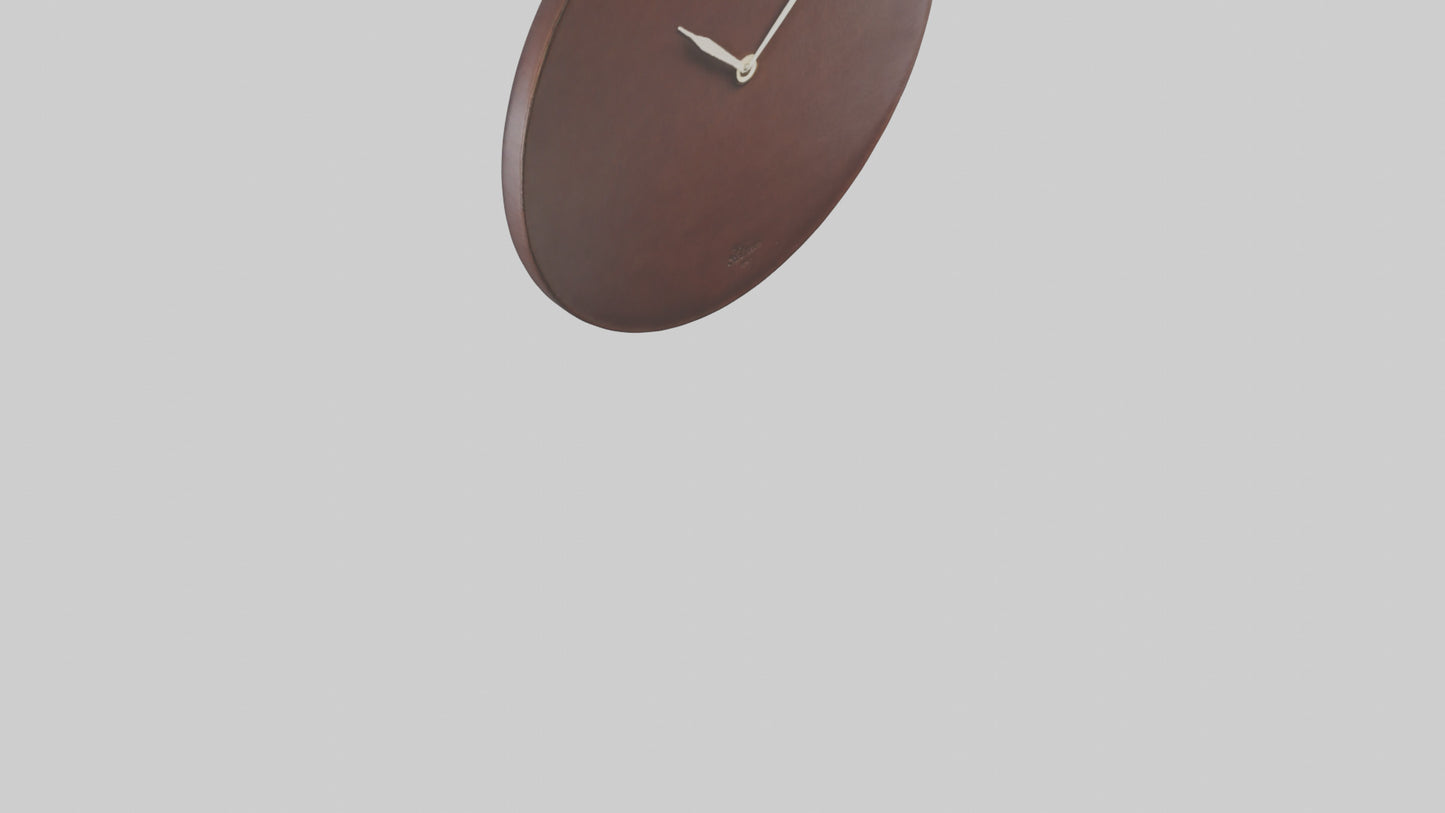Leather Wall Clock model VR / AR / low-poly