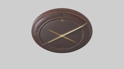Leather Wall Clock model VR / AR / low-poly