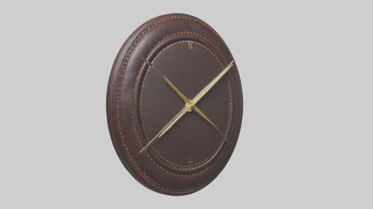 Leather Wall Clock model VR / AR / low-poly