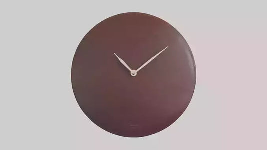 Leather Wall Clock model VR / AR / low-poly