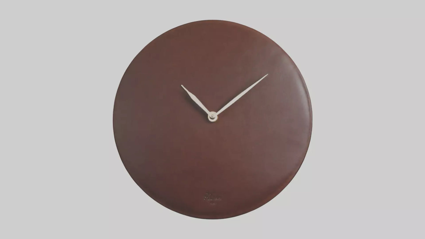 Leather Wall Clock model VR / AR / low-poly