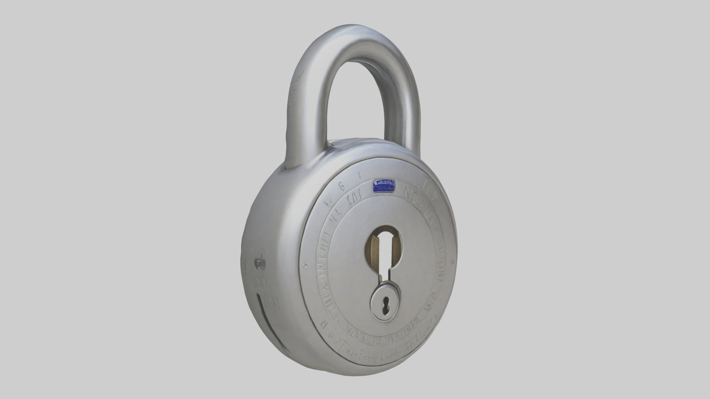 3D model Leather Wall Clock model VR / AR / low-poly