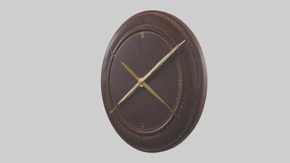 Leather Wall Clock model VR / AR / low-poly