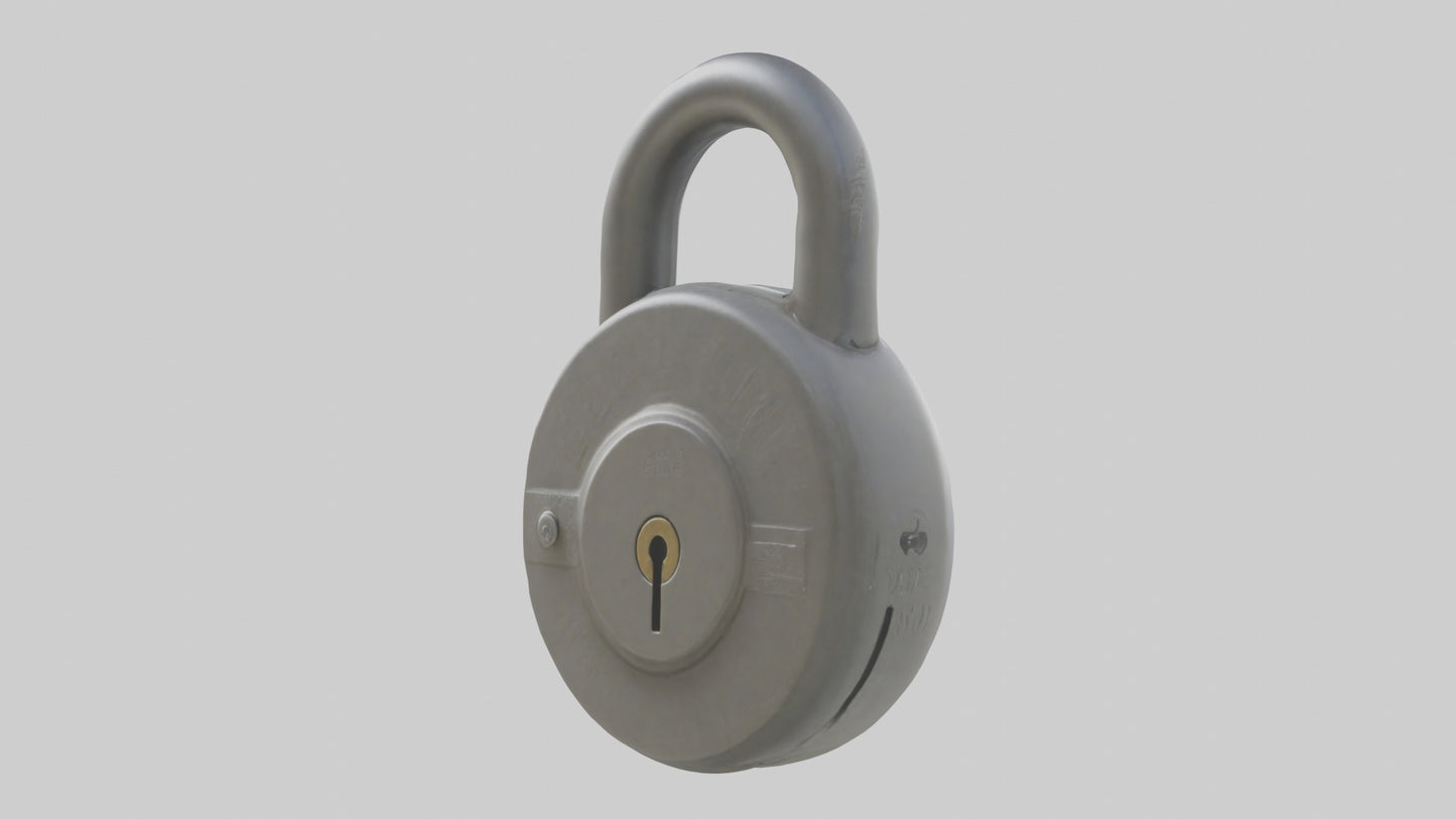 3D model Leather Wall Clock model VR / AR / low-poly