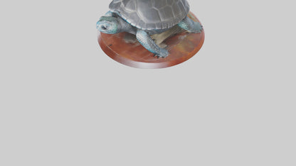3D model Leatherback Sea Turtle statue model VR / AR / low-poly