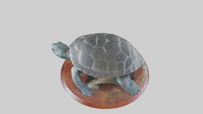 3D model Leatherback Sea Turtle statue model VR / AR / low-poly