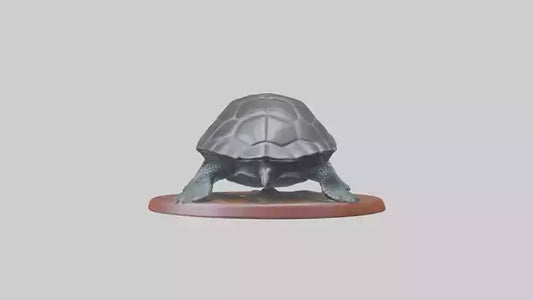 3D model Leatherback Sea Turtle statue model VR / AR / low-poly