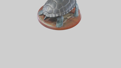 3D model Leatherback Sea Turtle statue model VR / AR / low-poly