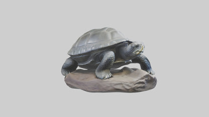 Leatherback Turtle statue model VR / AR / low-poly