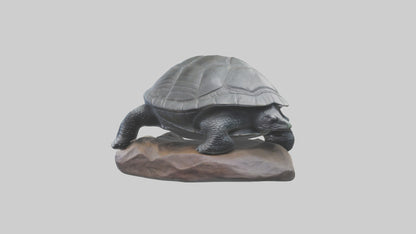 Leatherback Turtle statue model VR / AR / low-poly