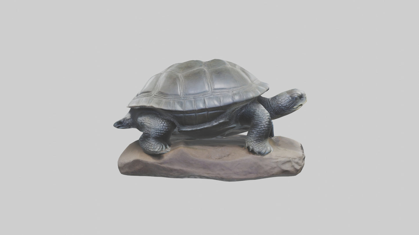 Leatherback Turtle statue model VR / AR / low-poly