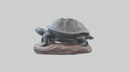 Leatherback Turtle statue model VR / AR / low-poly
