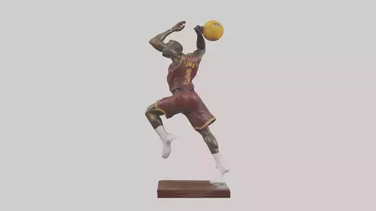 3D model LeBron James statue model VR / AR / low-poly