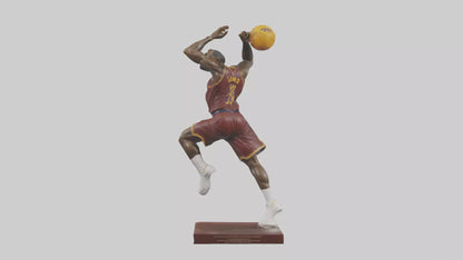3D model LeBron James statue model VR / AR / low-poly