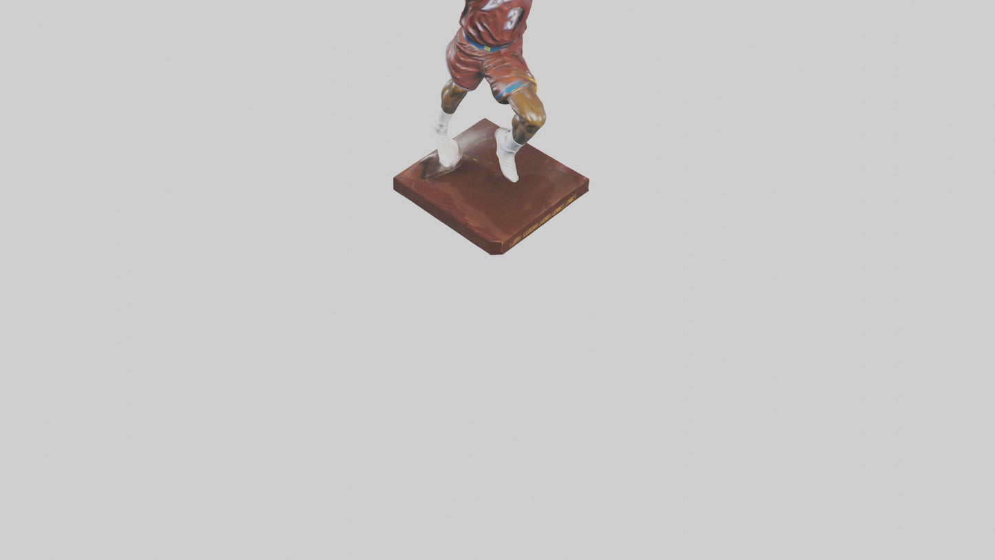 3D model LeBron James statue model VR / AR / low-poly