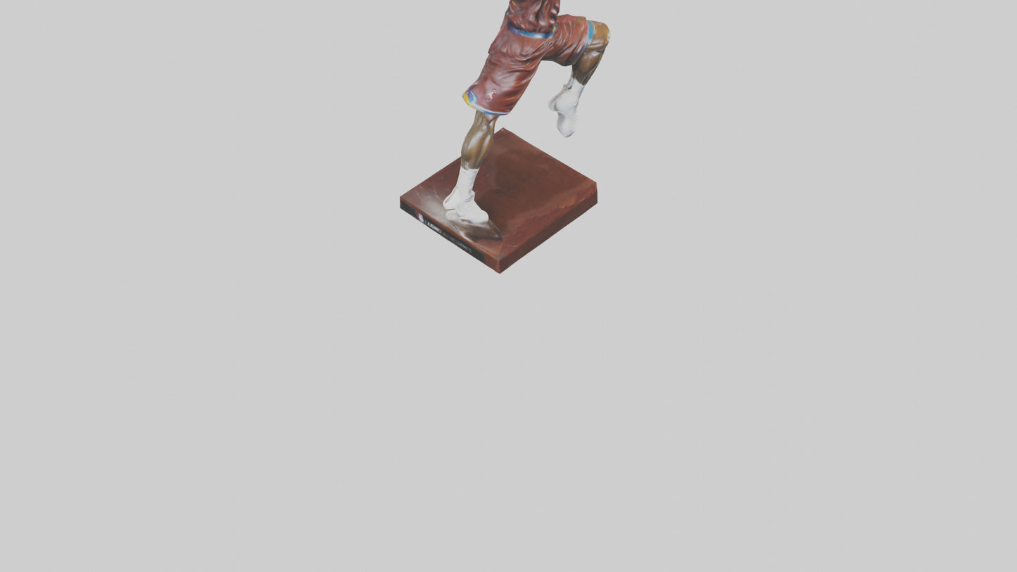 3D model LeBron James statue model VR / AR / low-poly