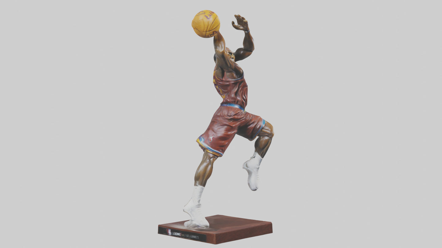 3D model LeBron James statue model VR / AR / low-poly