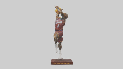 3D model LeBron James statue model VR / AR / low-poly