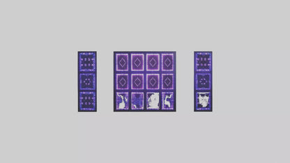 3D model LED Art Panels VR / AR / low-poly