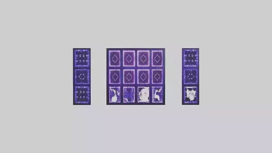 3D model LED Art Panels VR / AR / low-poly