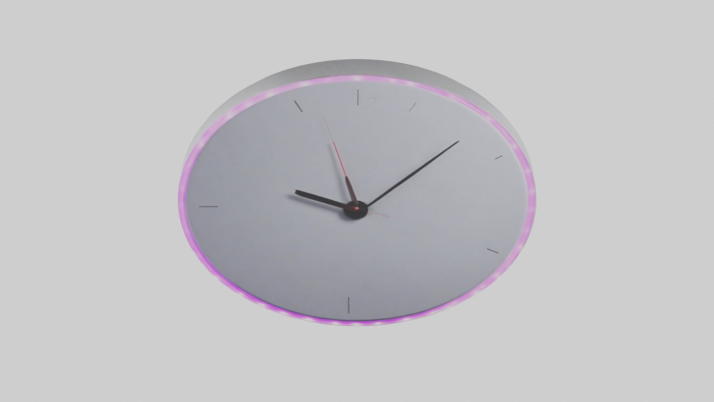 3D model LED Wall Clock model VR / AR / low-poly