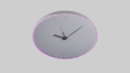 3D model LED Wall Clock model VR / AR / low-poly