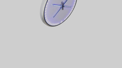 3D model LED Wall Clock model VR / AR / low-poly