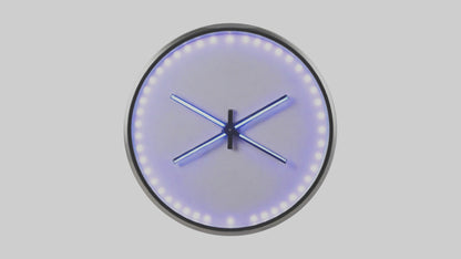 3D model LED Wall Clock model VR / AR / low-poly