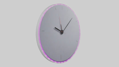 3D model LED Wall Clock model VR / AR / low-poly