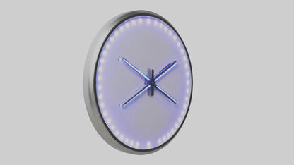 3D model LED Wall Clock model VR / AR / low-poly