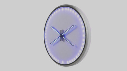 3D model LED Wall Clock model VR / AR / low-poly