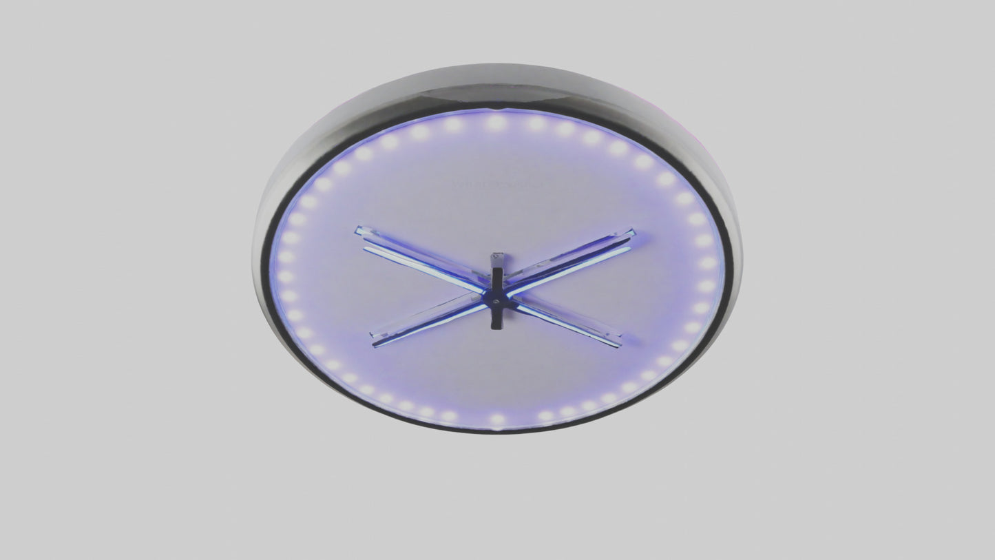 3D model LED Wall Clock model VR / AR / low-poly