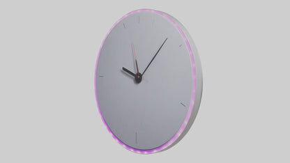 3D model LED Wall Clock model VR / AR / low-poly