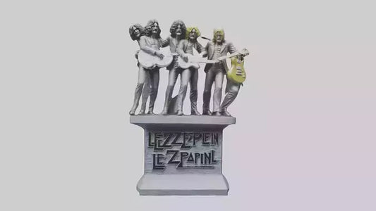 Led Zeppelin statue model VR / AR / low-poly