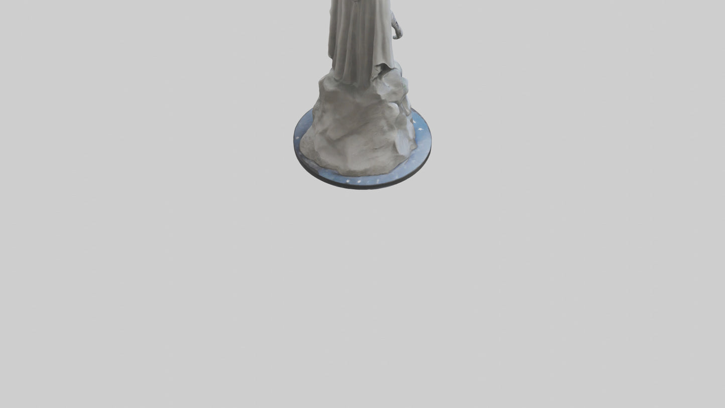 3D model Legacy of Heroes statue model VR / AR / low-poly