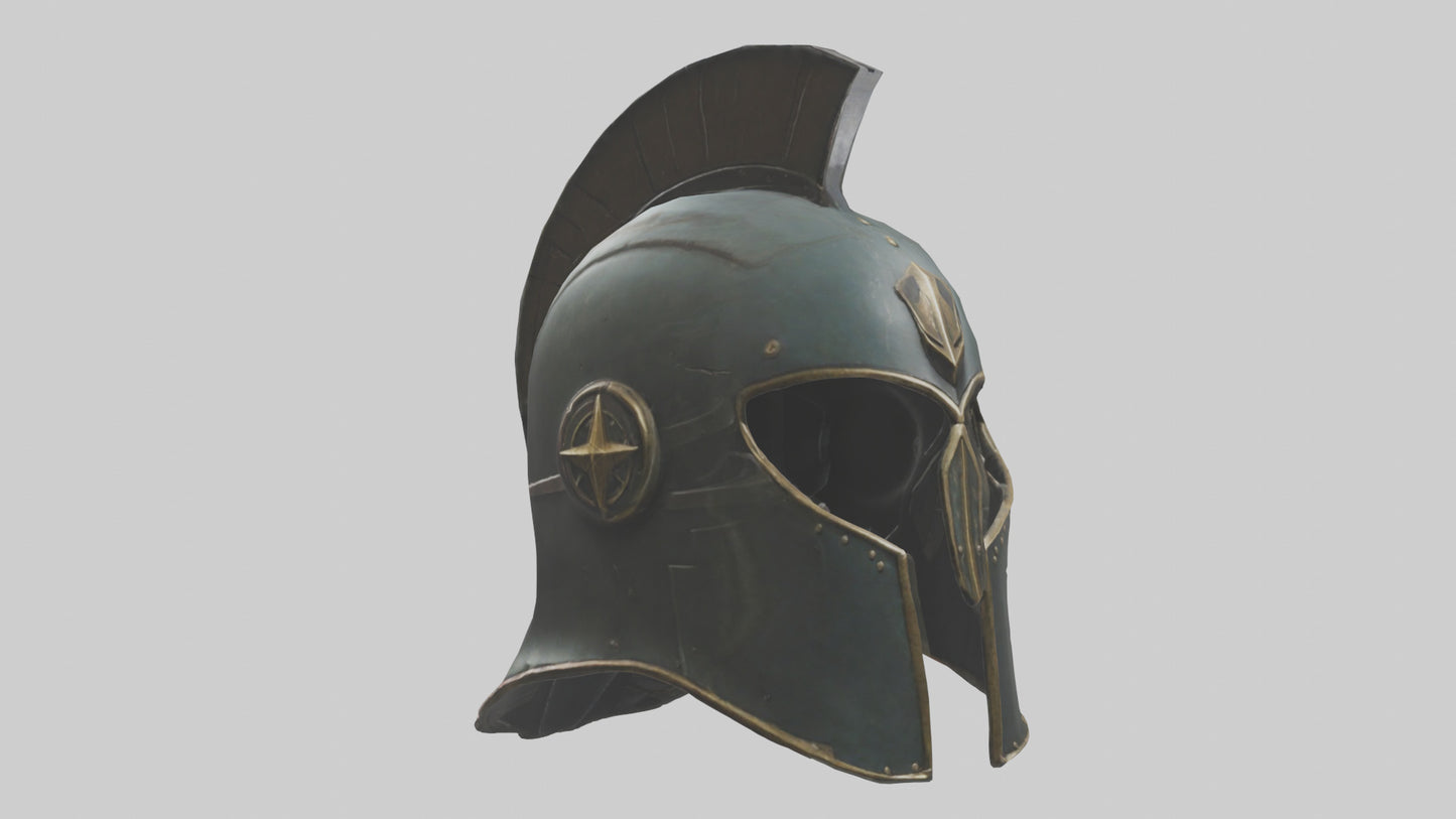 3D model Legendary Helmet model VR / AR / low-poly